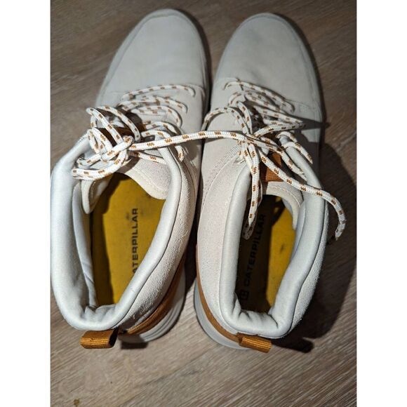 Caterpillar unisex Quest Mid Whitecap Moutons Sneaker White Men's13/Women's 15 - Picture 6 of 16